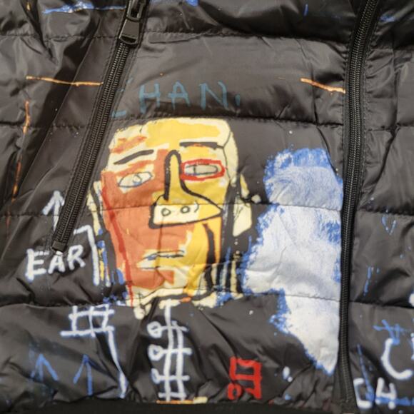 Jean-Michel Basquiat x Members Only 'Alchemy' Puffer Jacket Sz L (565) - Picture 3 of 13